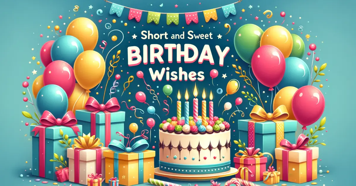 130+ Short And Sweet Birthday Wishes For All | Insposeeker